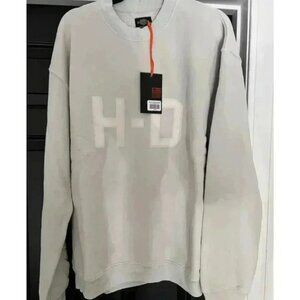 Harley-Davidson Men's Gray Crewneck Sweatshirt Size M Long Sleeve Casual
